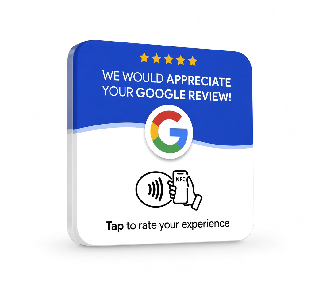 TapReview Google Review NFC Stick On